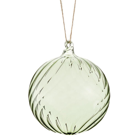 Green Glass Ornament