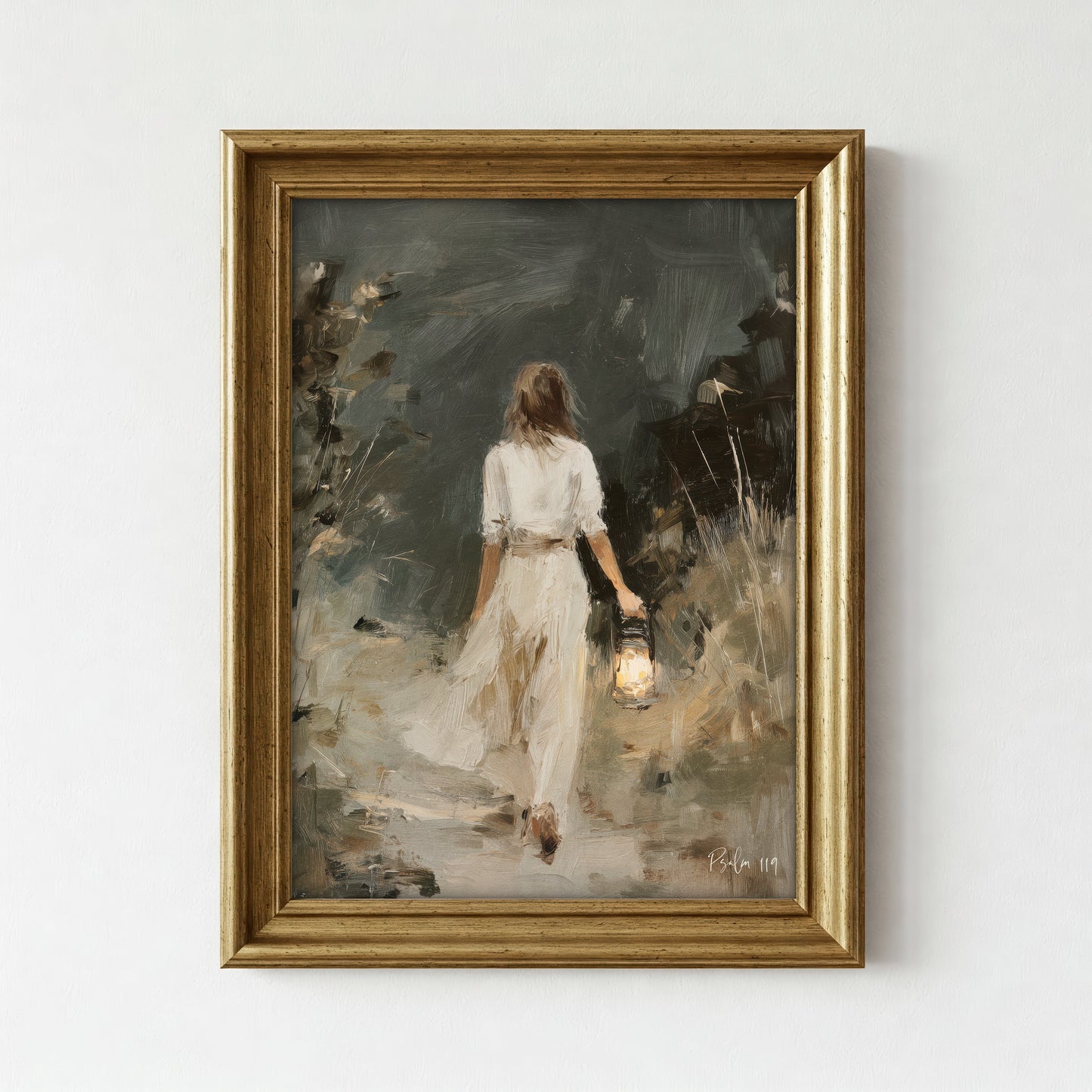 Lamp Unto My Feet print: (unframed) /5x7