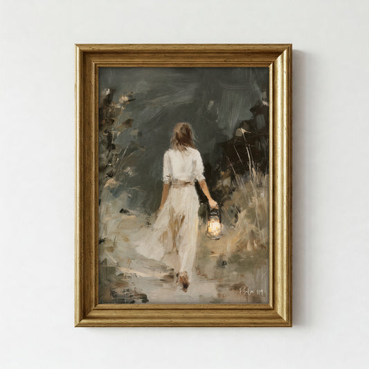 Lamp Unto My Feet print: (unframed) /5x7