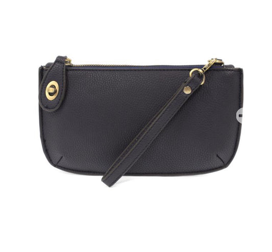 Navy Mini Crossbody Wristlet Clutch