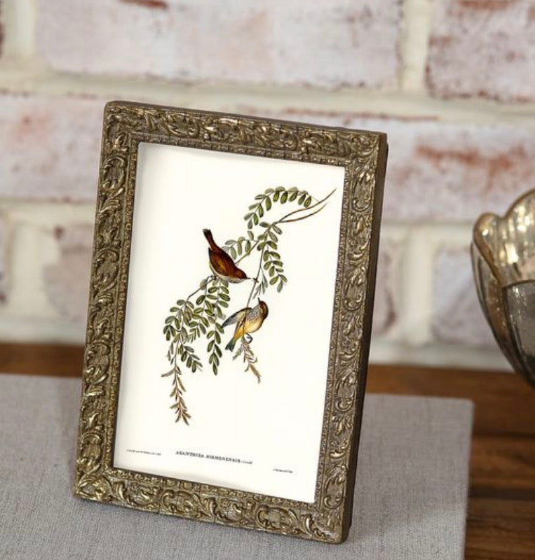 4 X 6 ANTIQUE GOLD PHOTO FRAME