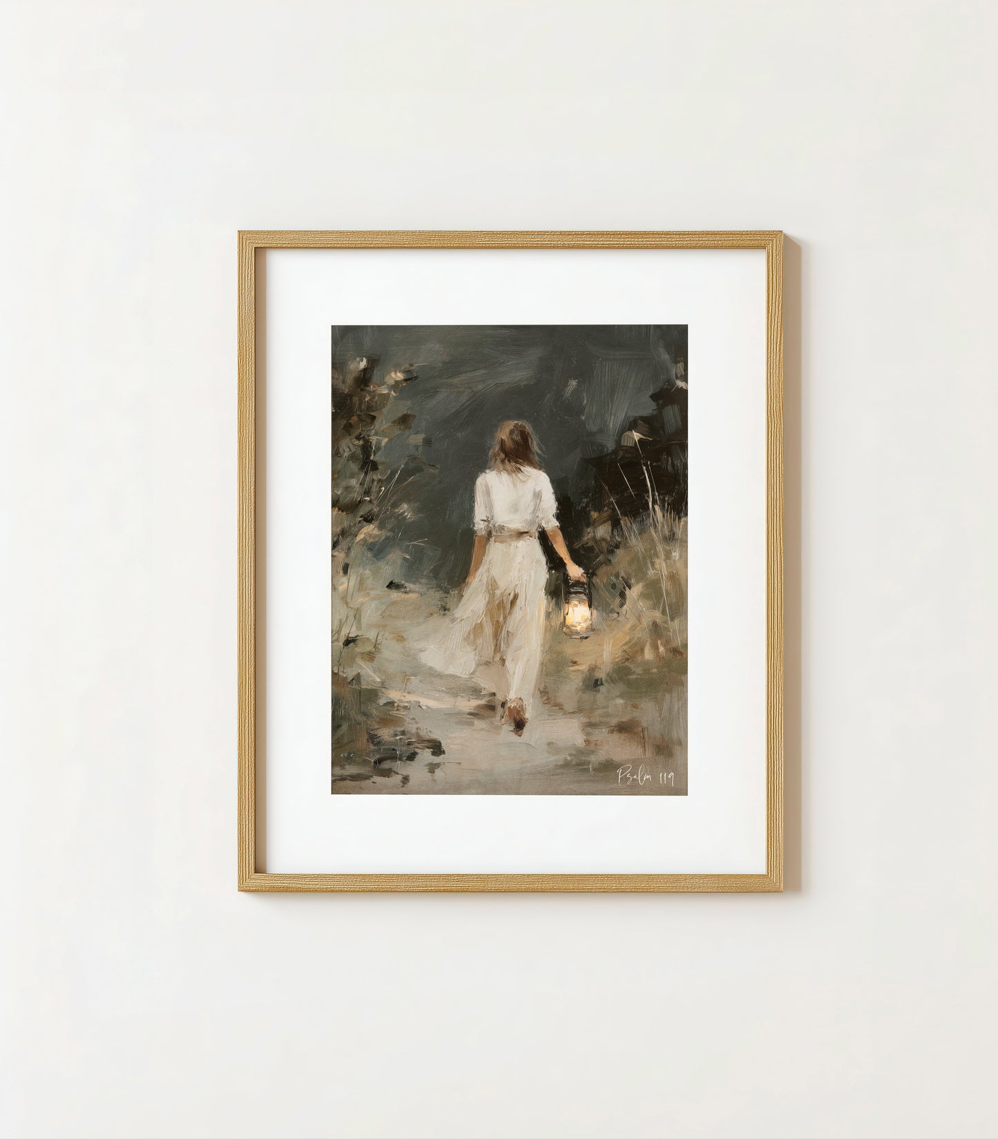 Lamp Unto My Feet print: (unframed) /5x7