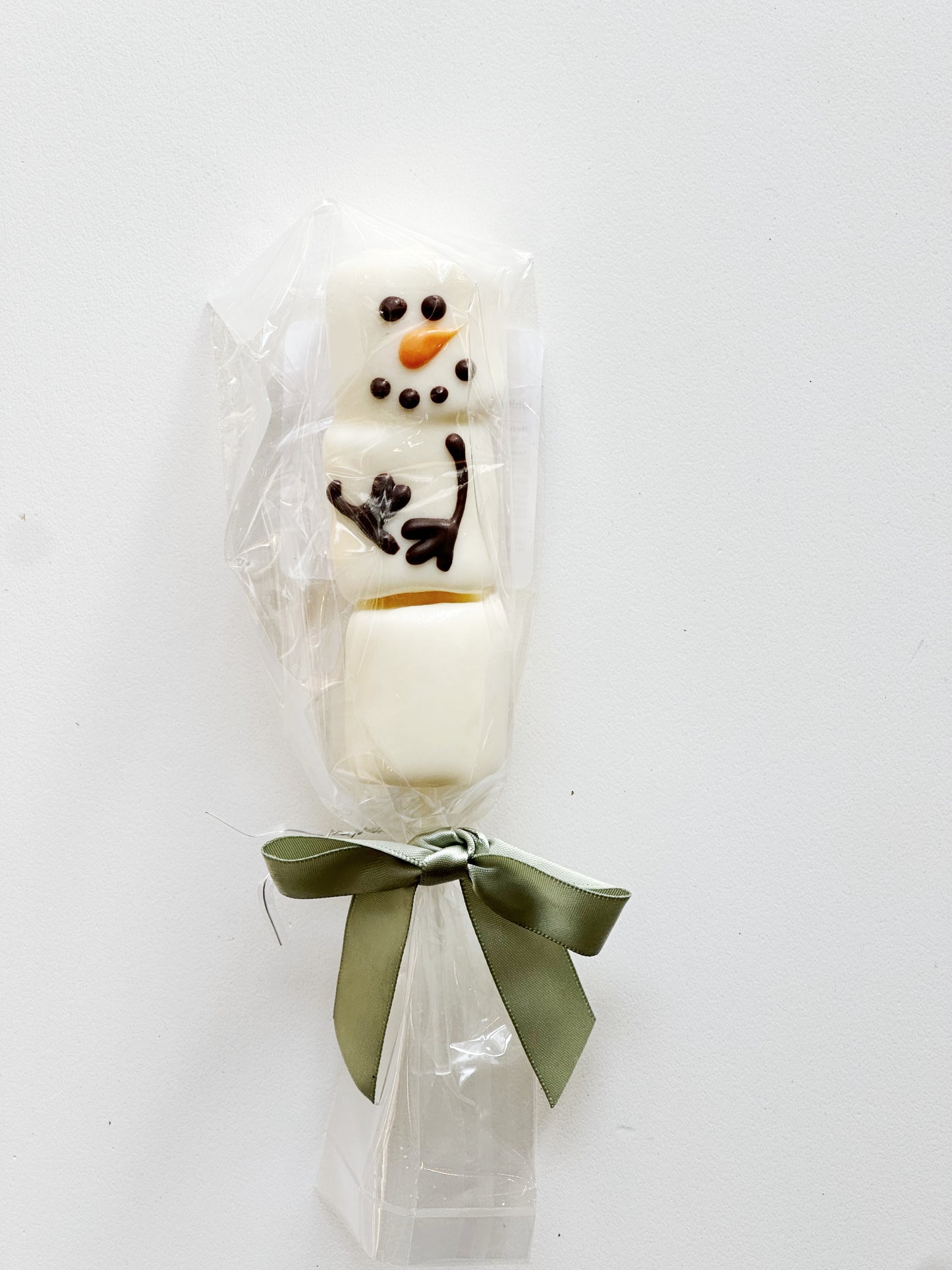 Chocolate Snowman Marshmallow on Stick