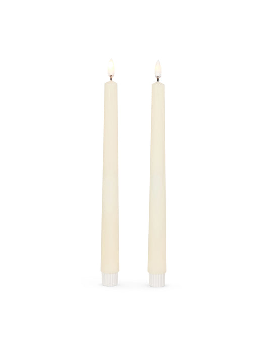11" Ivory Taper Candles