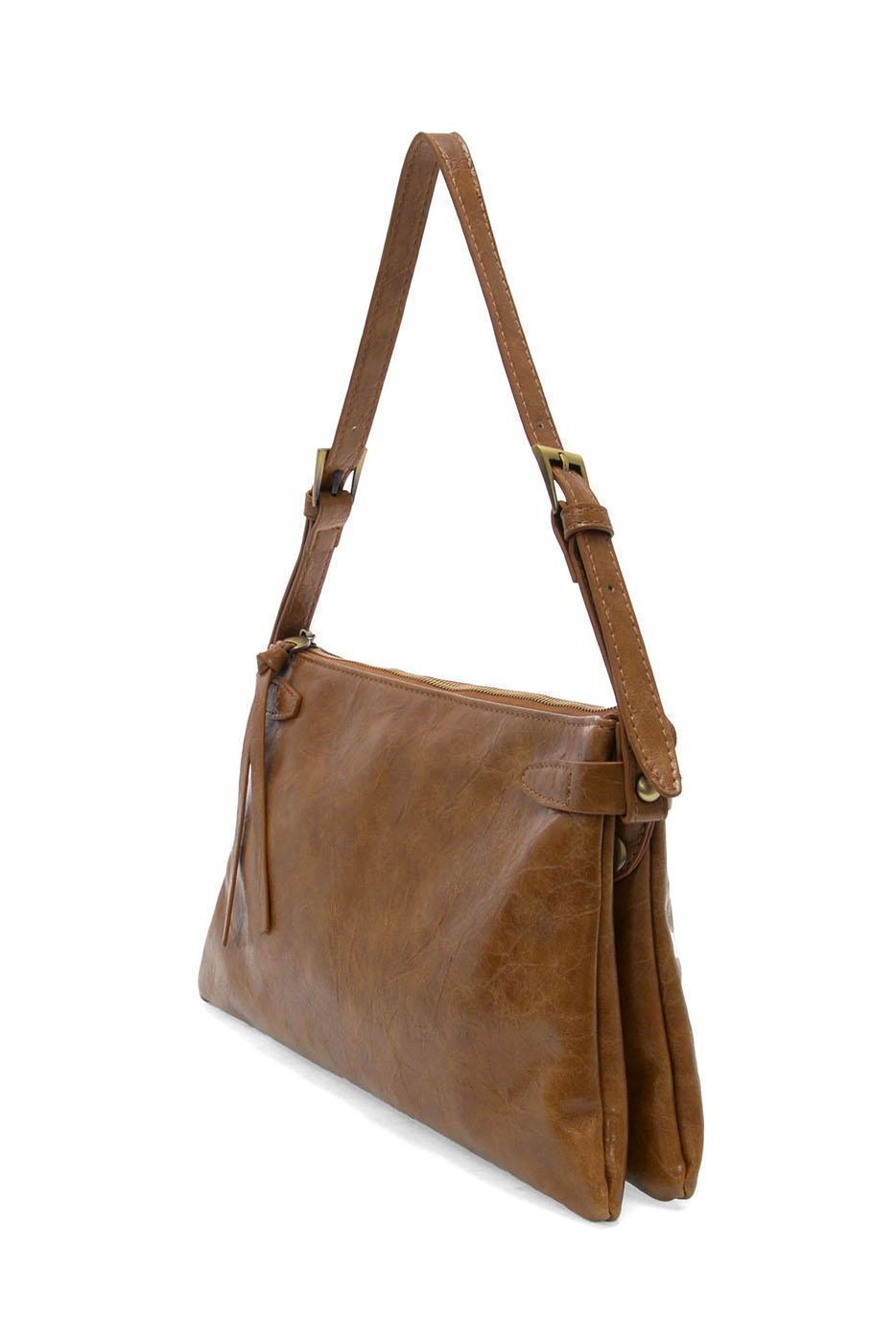 Eve Trapeze Shoulder Bag - Buck Tan