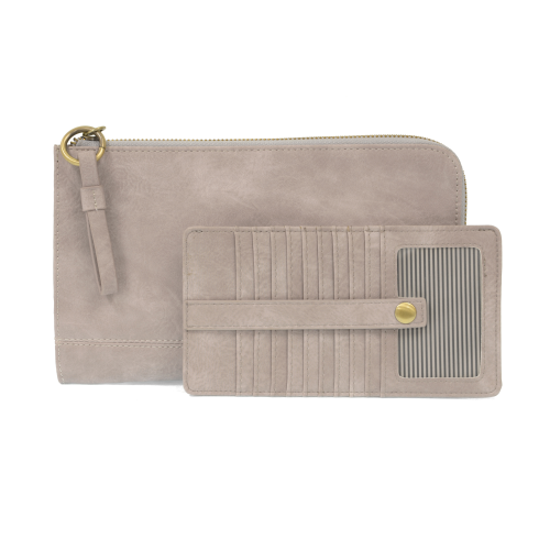 Grey Karina Convertible Wristlet & Wallet
