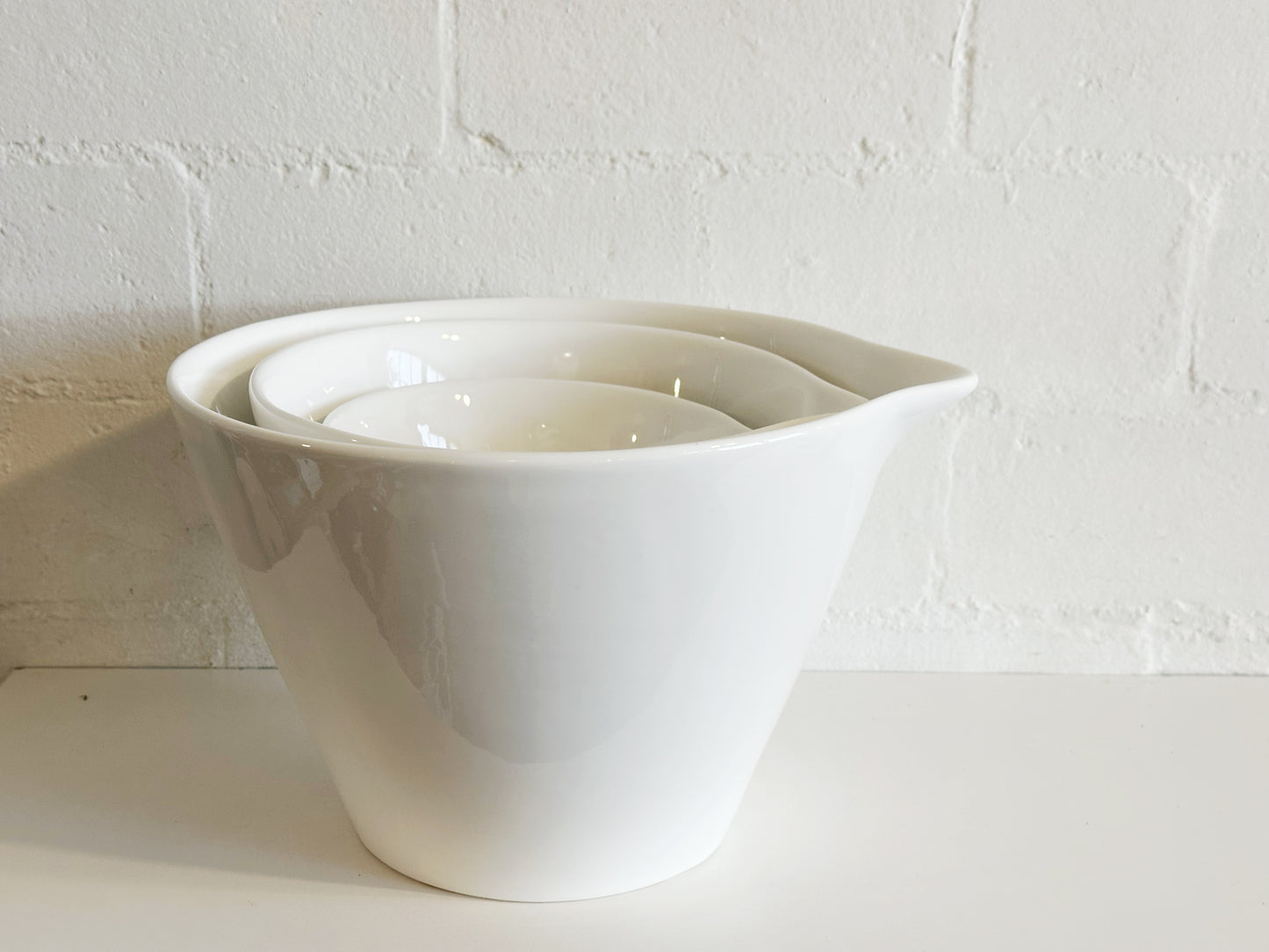 Porcelain White Mixing Bowls