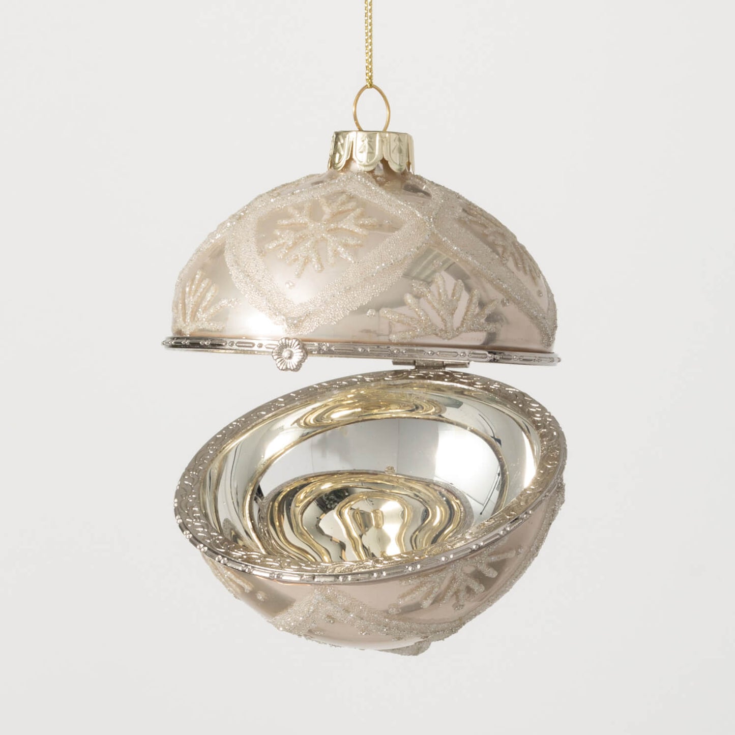 CHAMPAGNE BAUBLE ORNAMENT