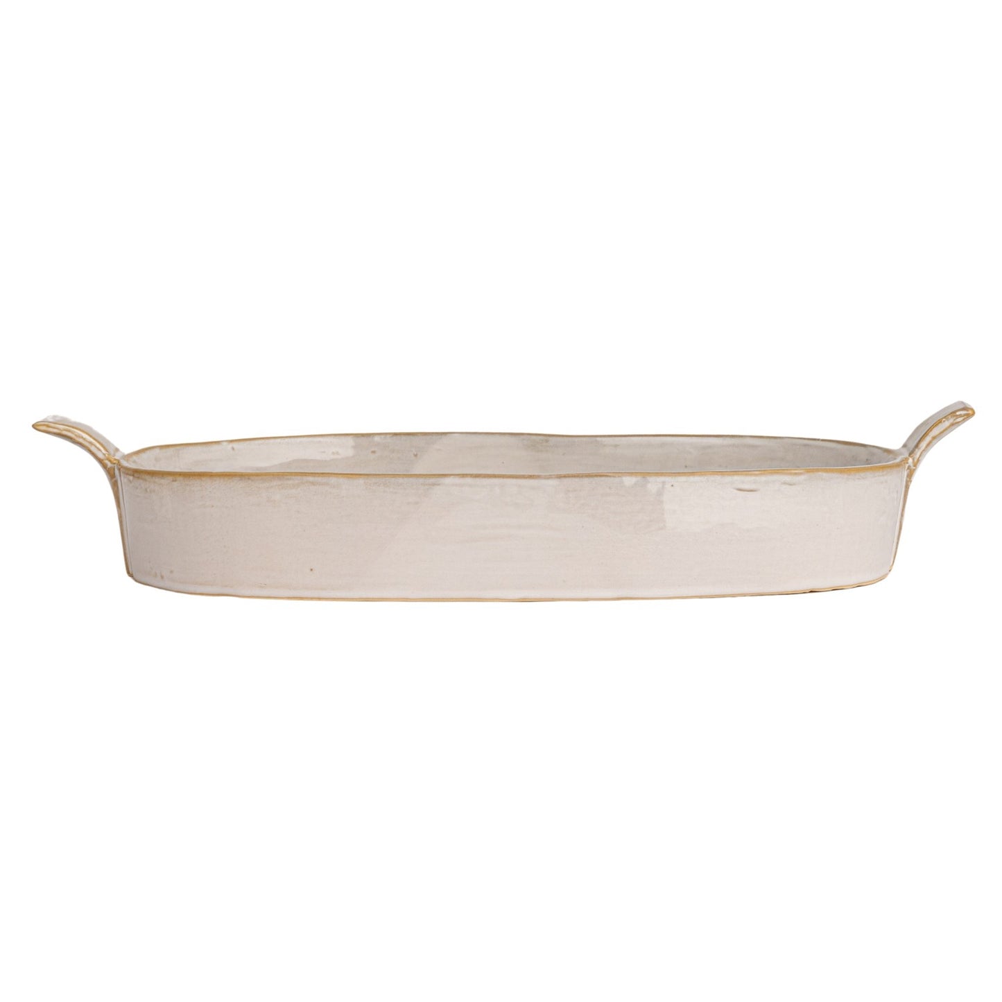 1-1/2 Quart Stoneware Baker w/ Handles (Each One Will Vary)