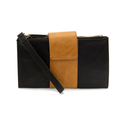 Black & Almond Camryn Colorblock Wallet Crossbody