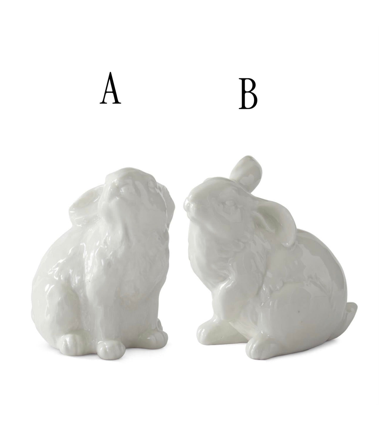 White Porcelain Rabbits