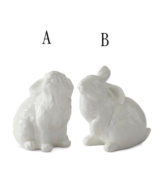 White Porcelain Rabbits