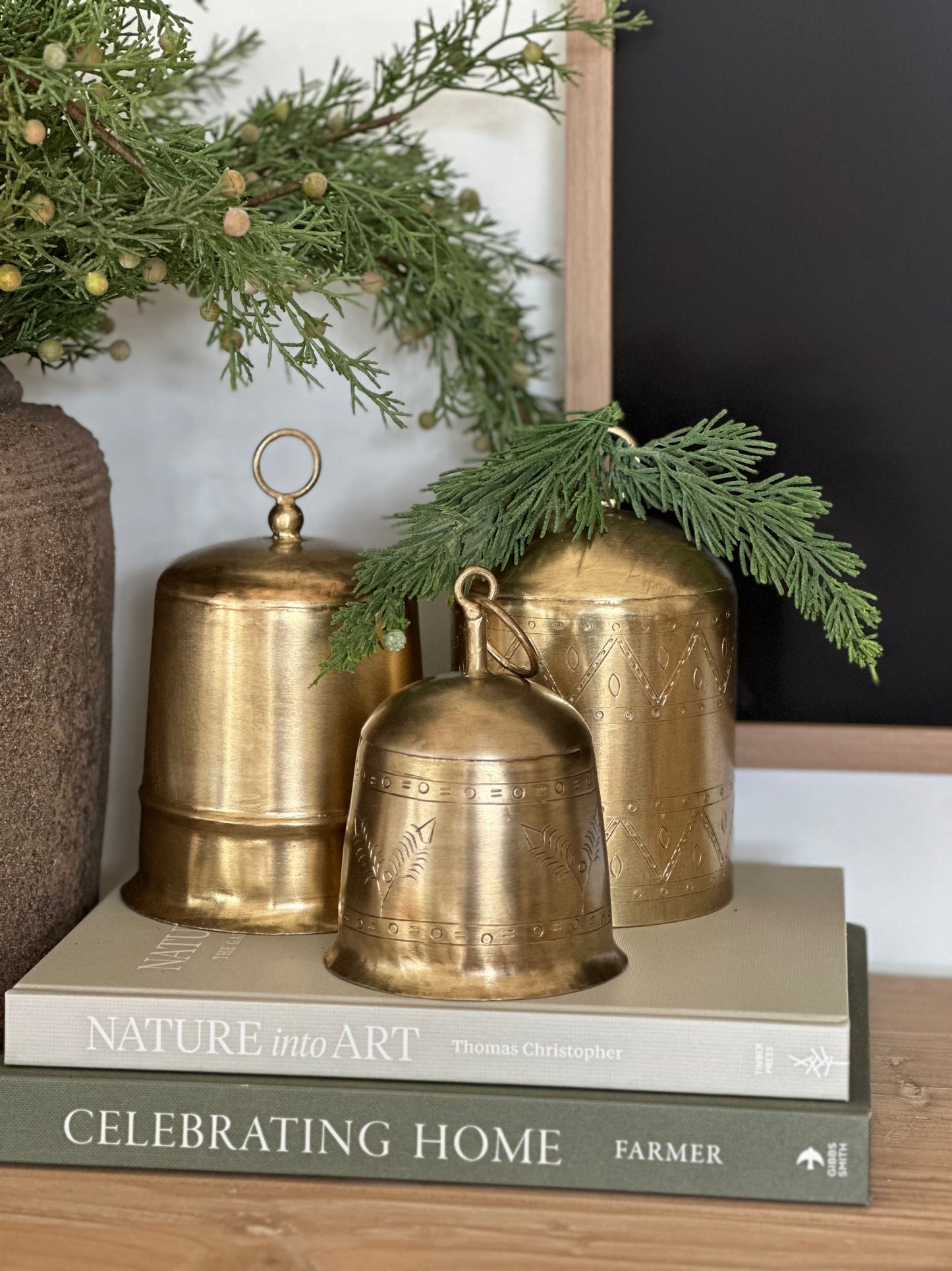 Bell with Brass Finish