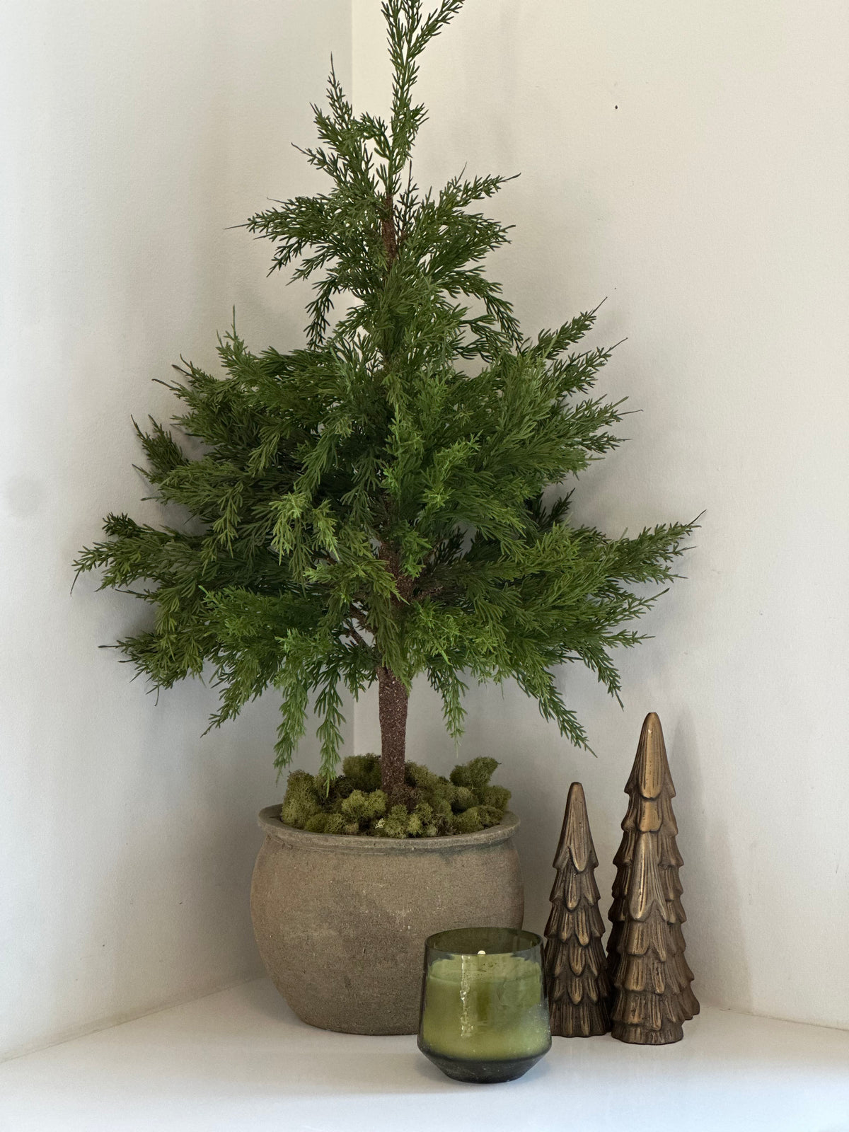 Antiqued Gold Brass Metal Tree