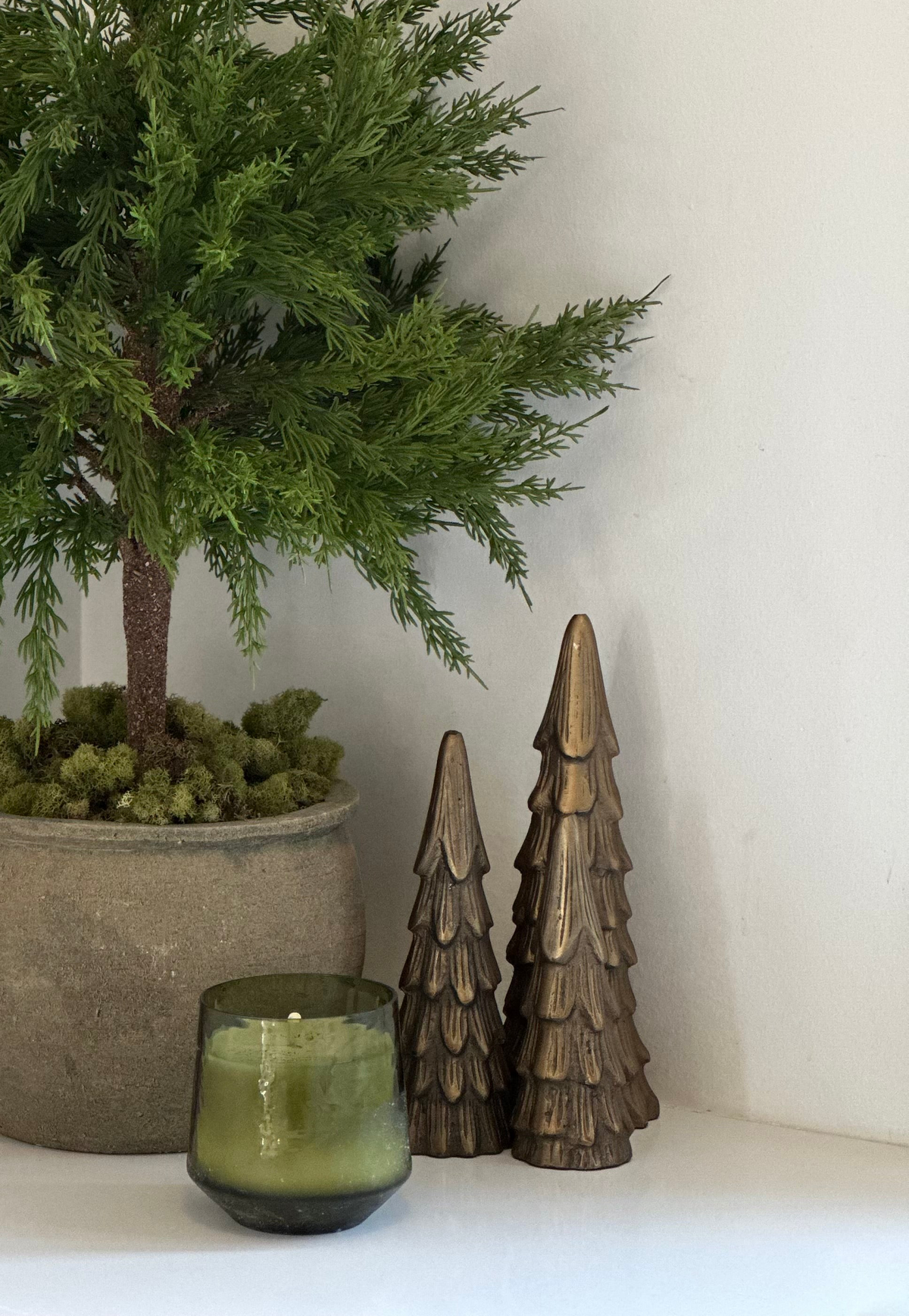 Antiqued Gold Brass Metal Tree