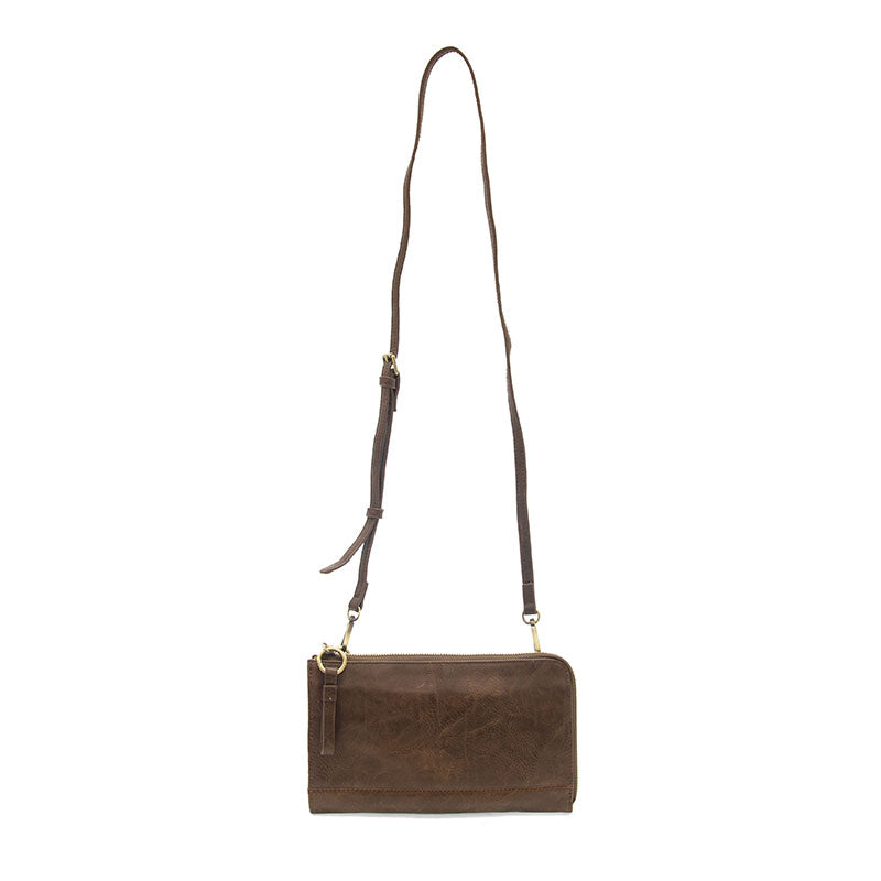 Dark Walnut Karina Convertible Wristlet & Wallet