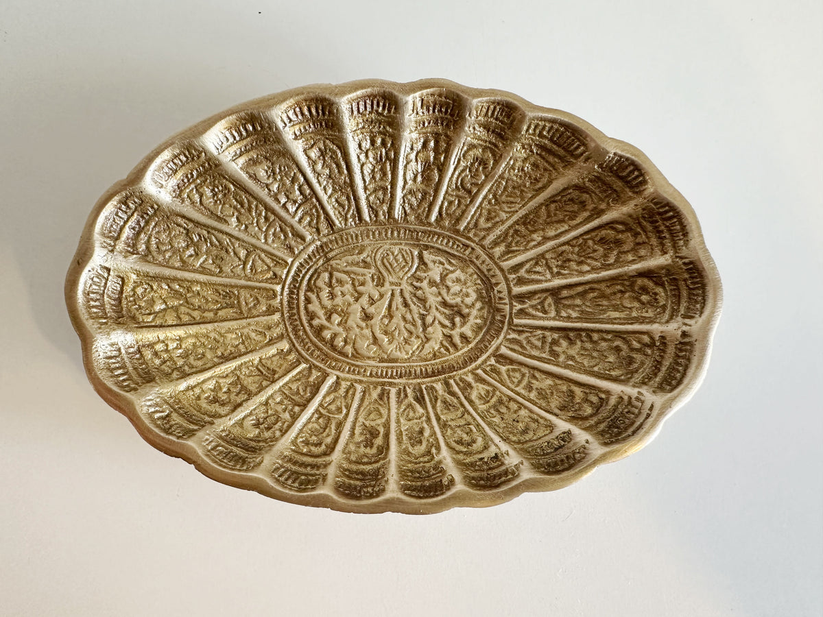 Scalloped Brass Dish - 4 styles available
