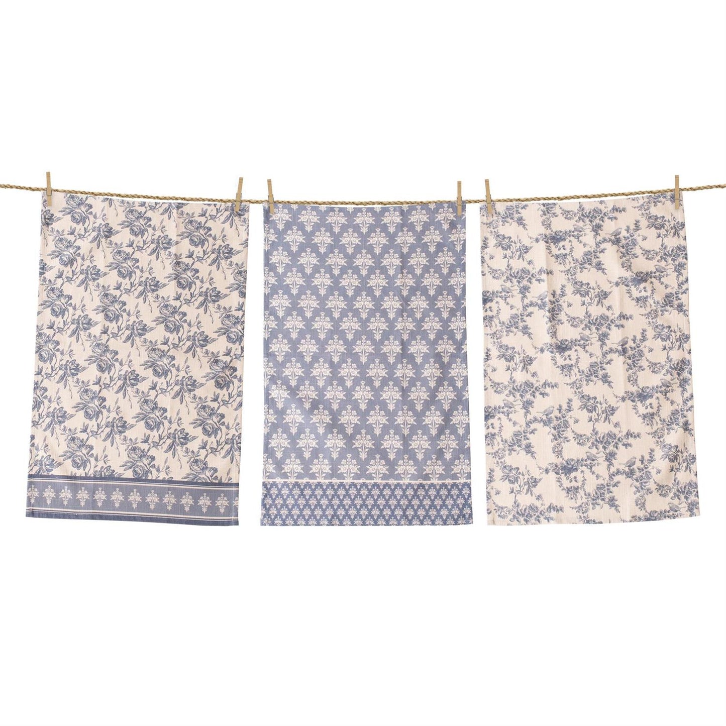 Tea Towel Set - French Blue