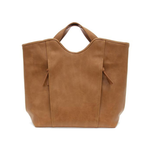 Hazelnut Emily Double Zip Tote