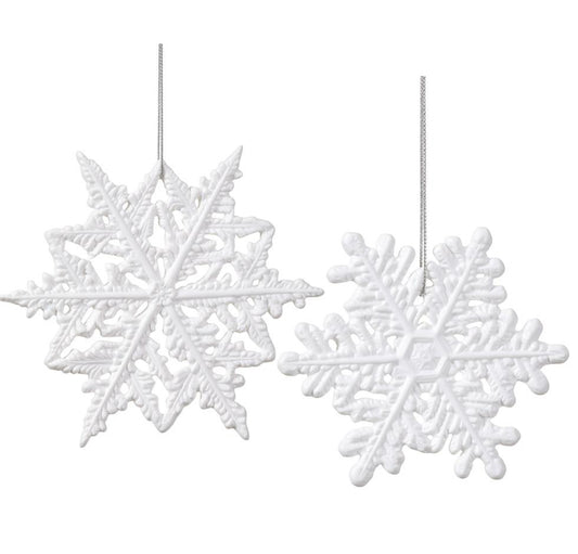 Porcelain Snowflake Ornament