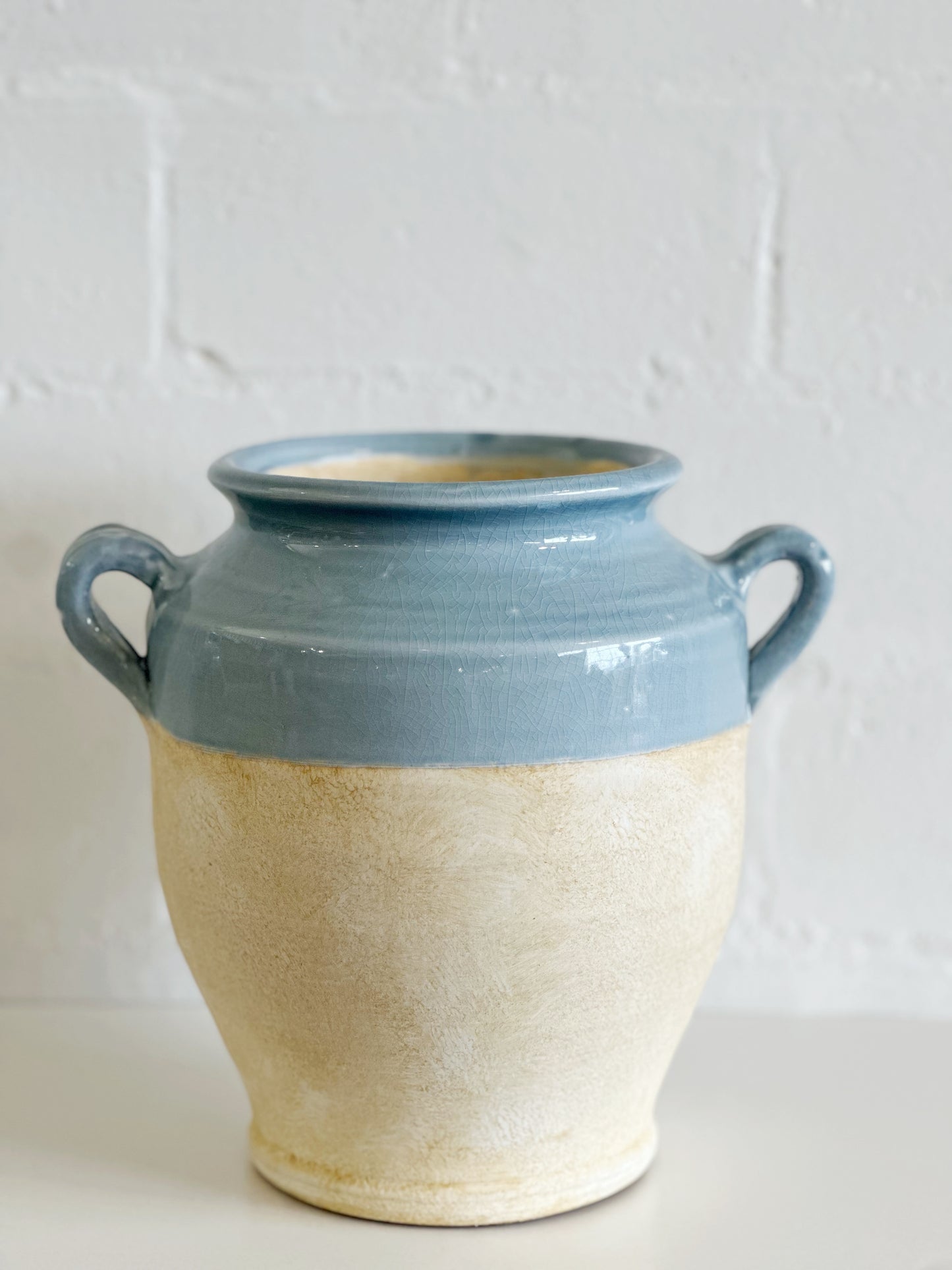 Blue/Natural Vase
