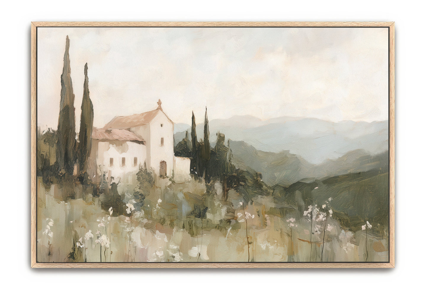 Sanctuary - Natural Framed 20x26 Canvas