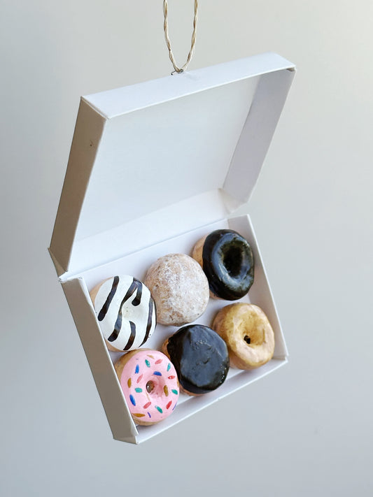 Boxed Donuts Ornament