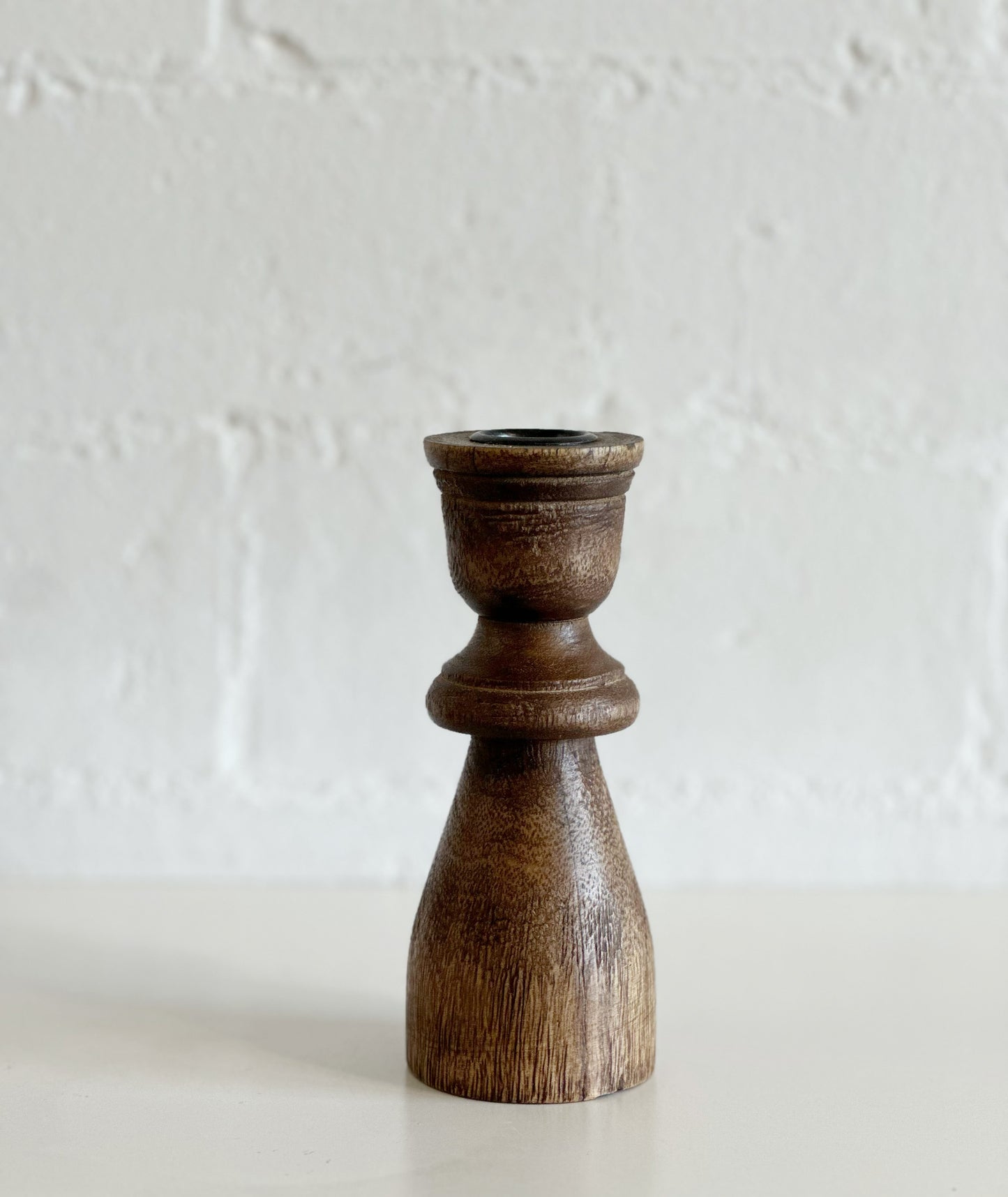Dark Wood Taper Holder