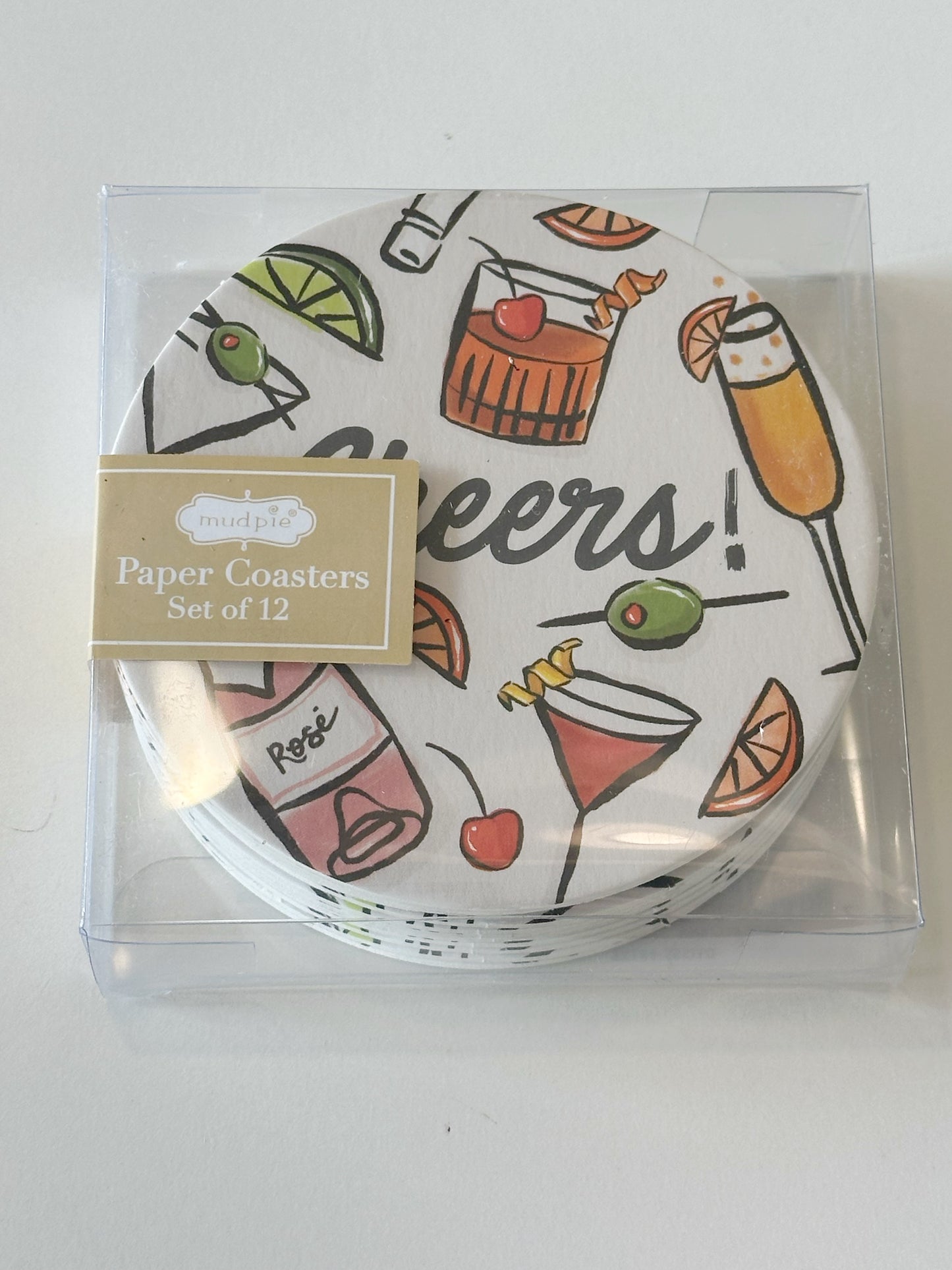 Cocktail Paper Coaster Sets