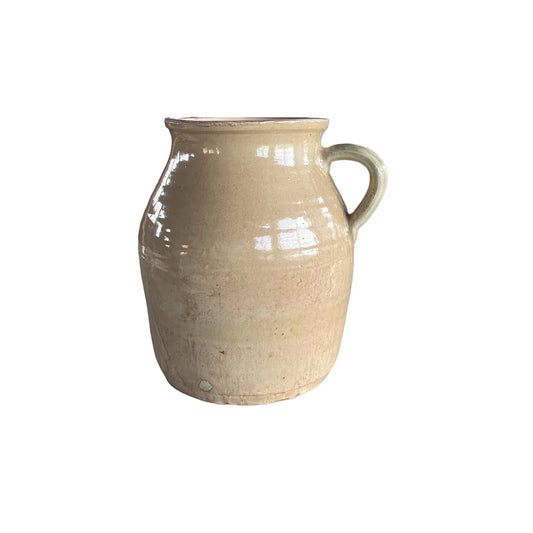 Cottage Crafted Jug, Tall, Cream ~ STORE PICK UP ONLY