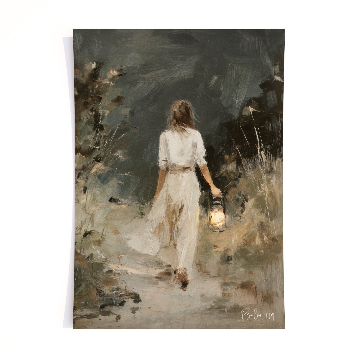 Lamp Unto My Feet print: (unframed) /5x7