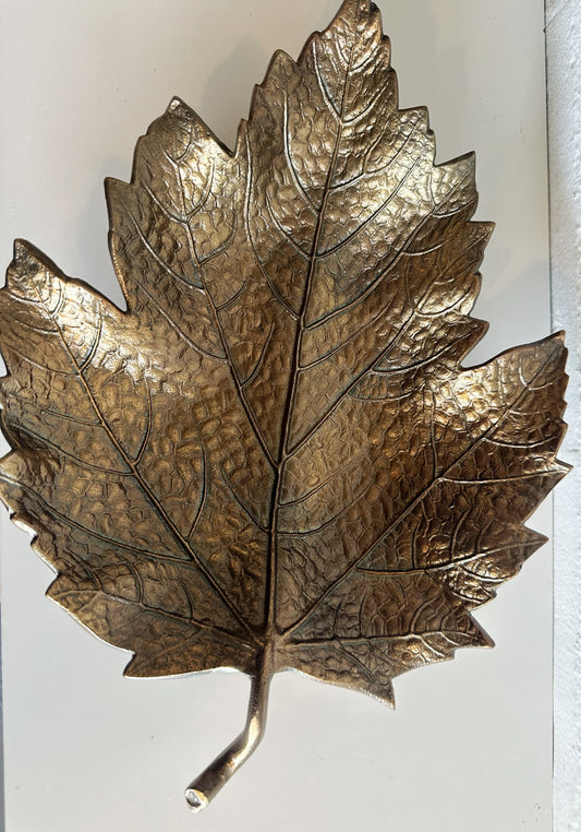 Antique Gold Leaf Dish