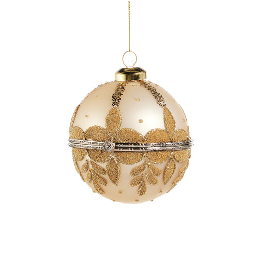 Champagne Gold Jewelry Box Ornament