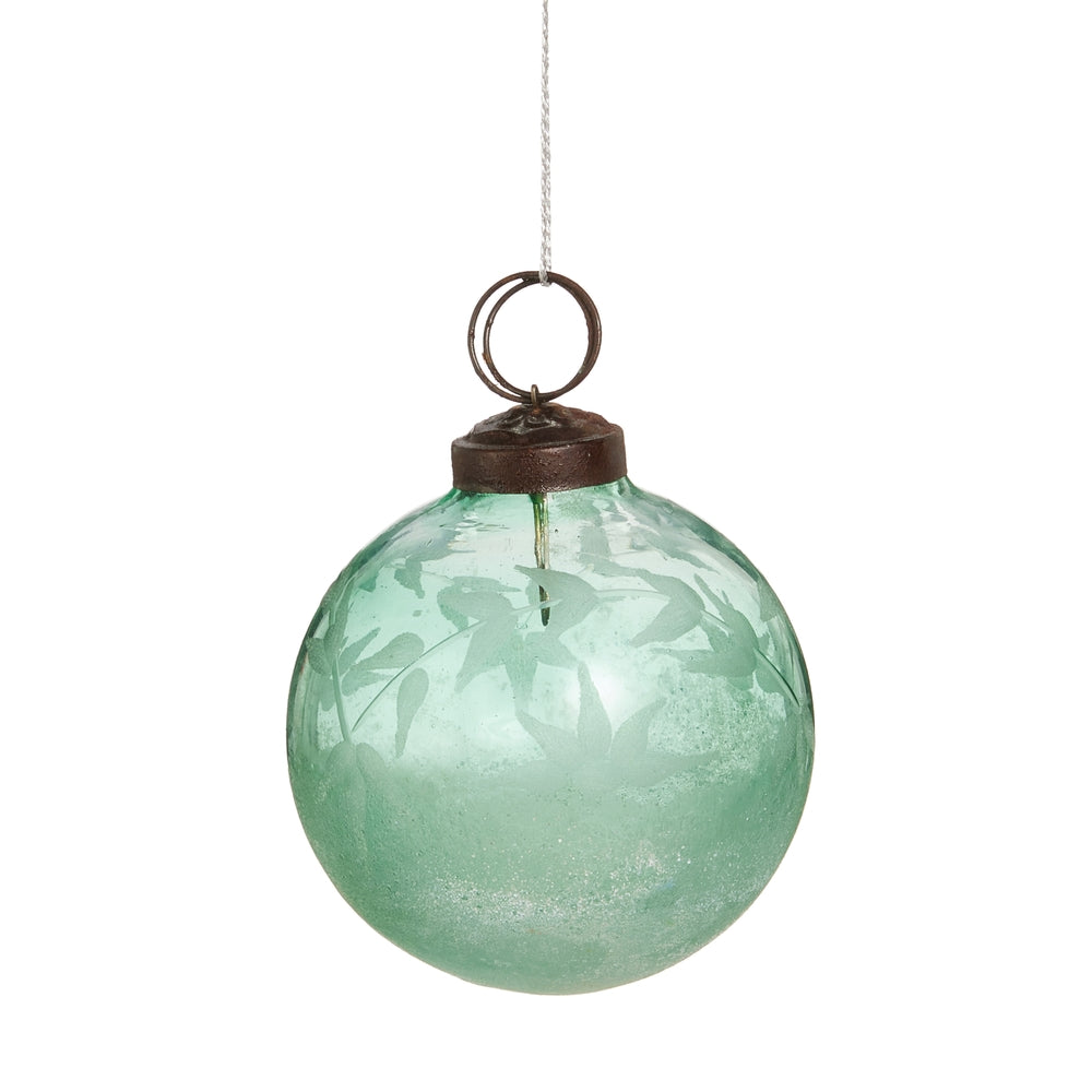 Sage Green Patterned Ornament