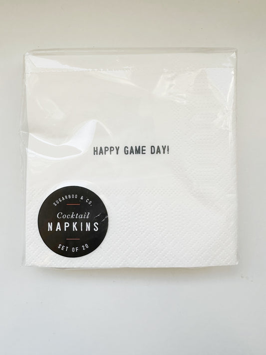 Happy Game Day! Cocktail Napkins