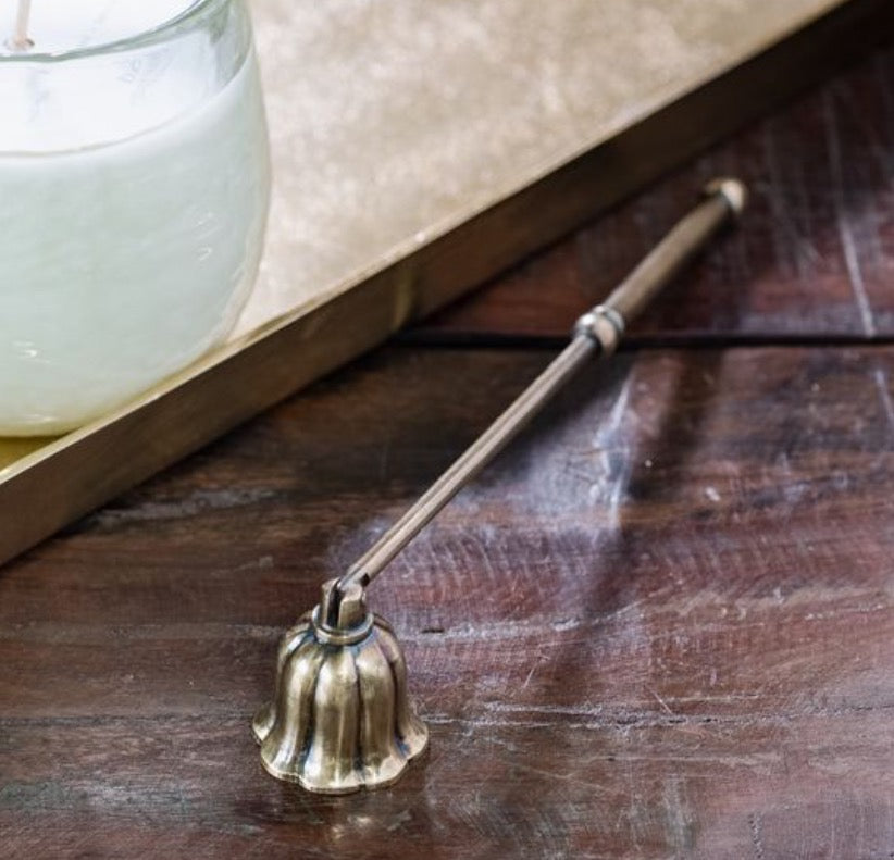Antique Brass Candle Snuffer