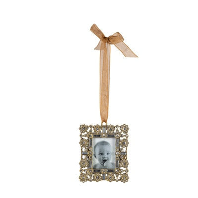 Square Pewter Photo Frame Ornament
