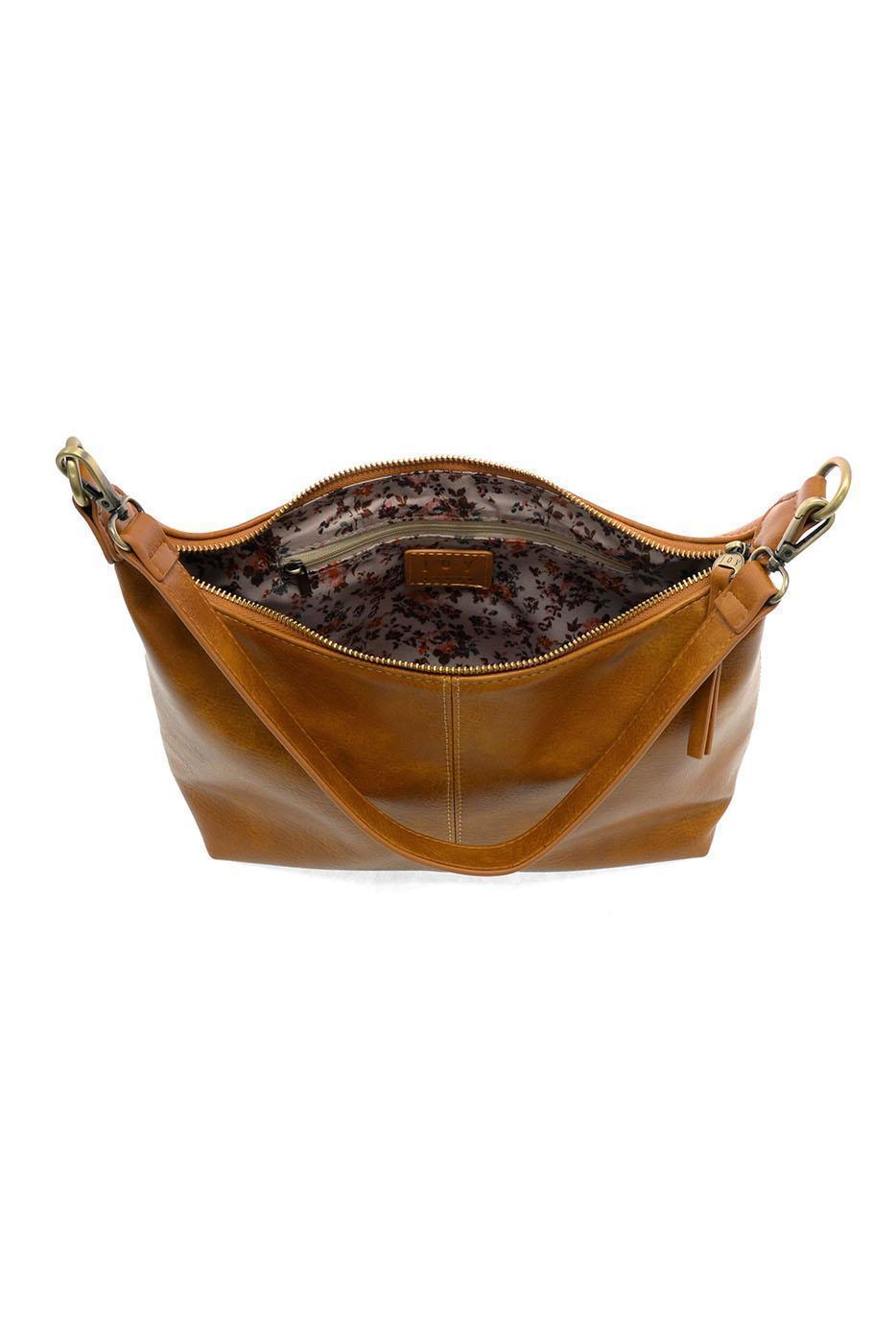 Danna Top Zip Crossbody -Dark Amber
