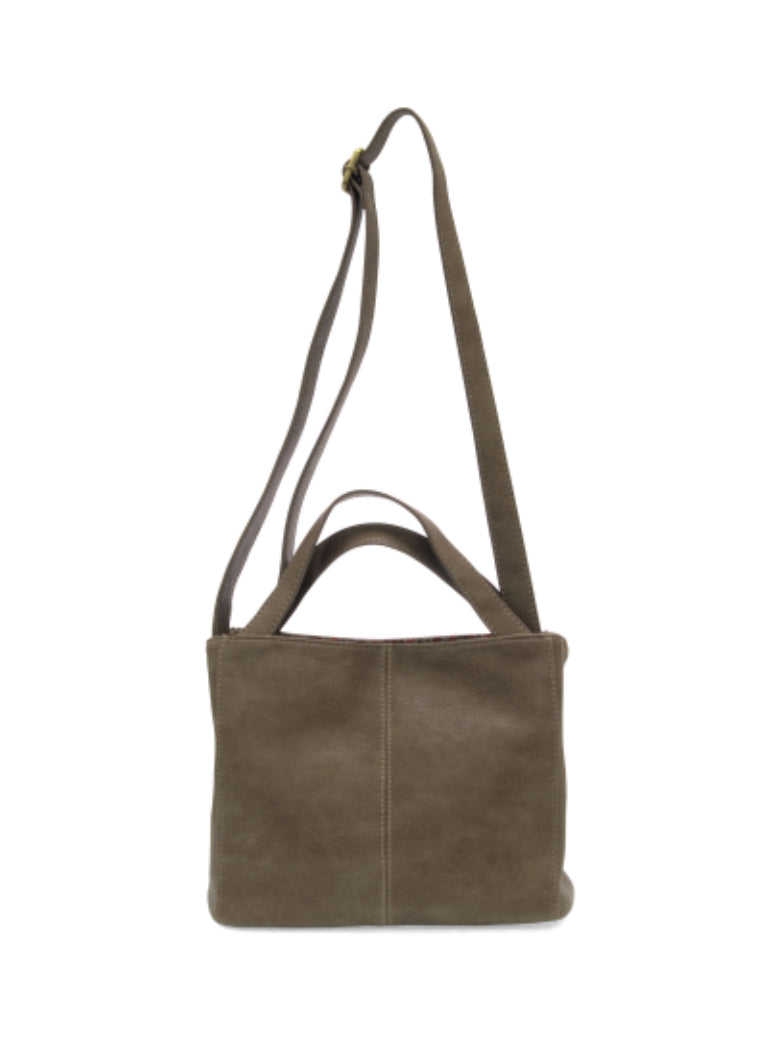 Taupe Brandi Convertible Crossbody Handbag