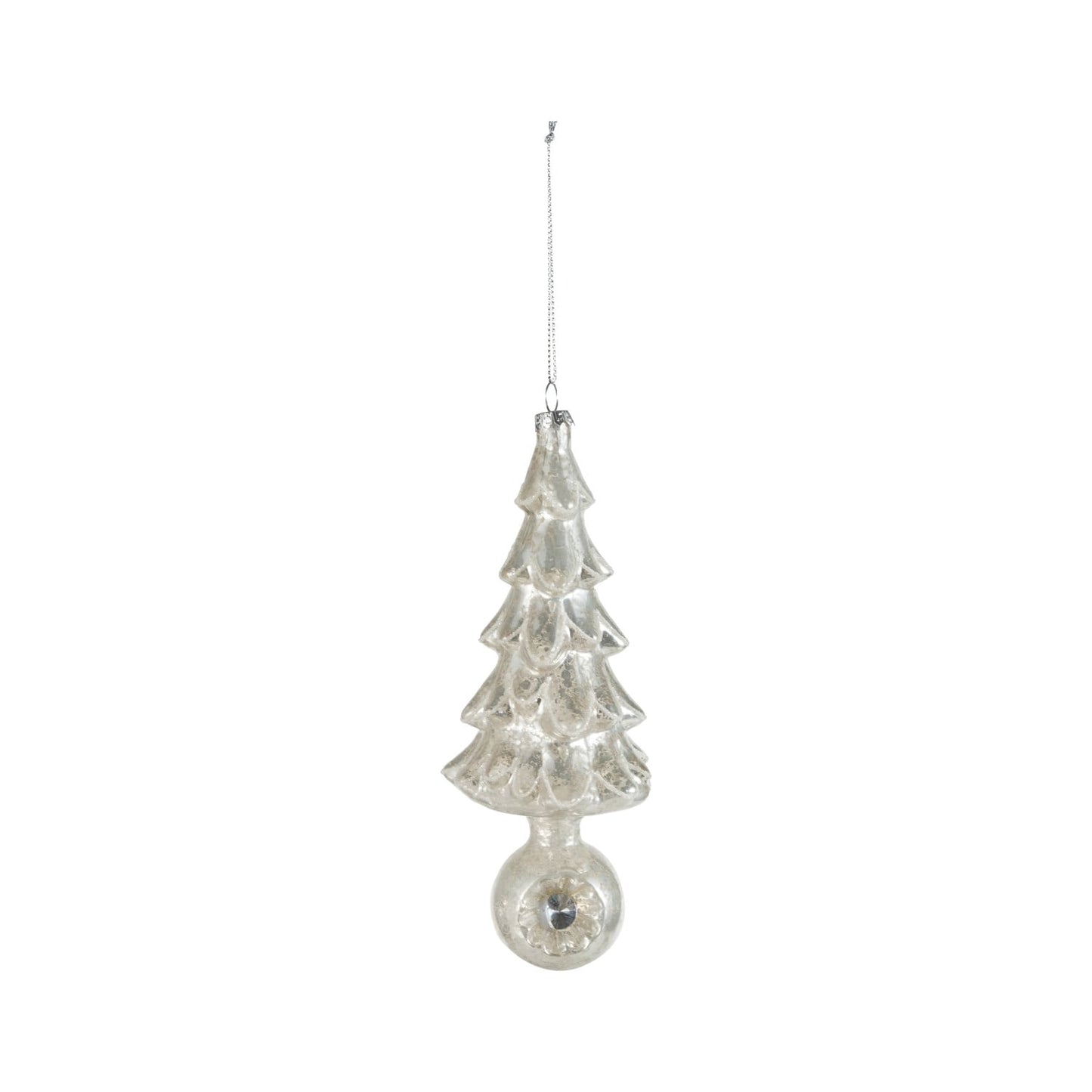 Mercury Glass Tree Ornament