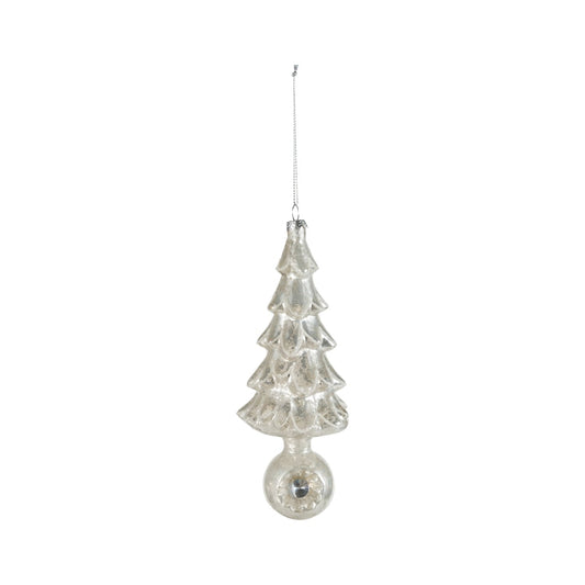 Mercury Glass Tree Ornament