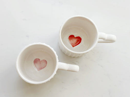 Heart & Hobnail Mug