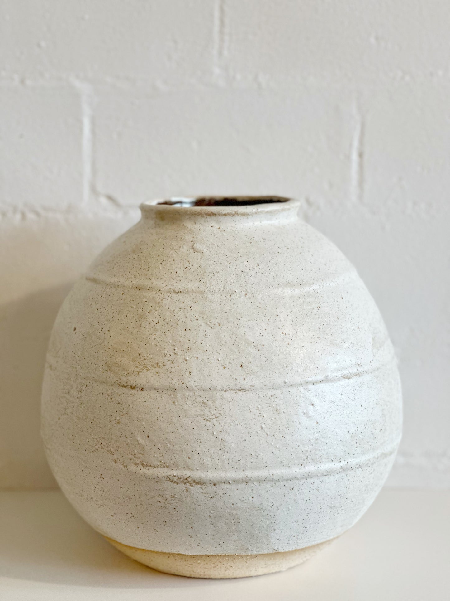 Umbria Ceramic Cream Vase