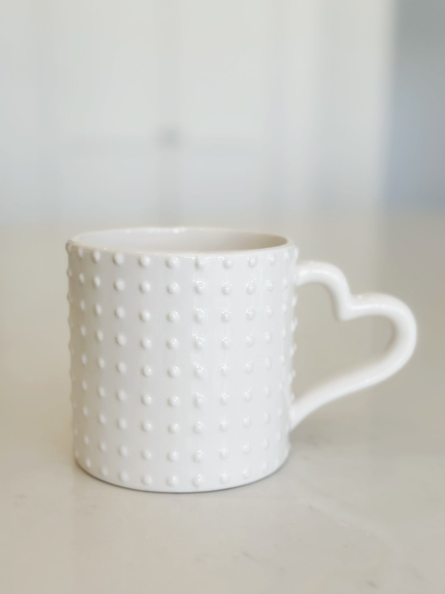 Heart & Hobnail Mug