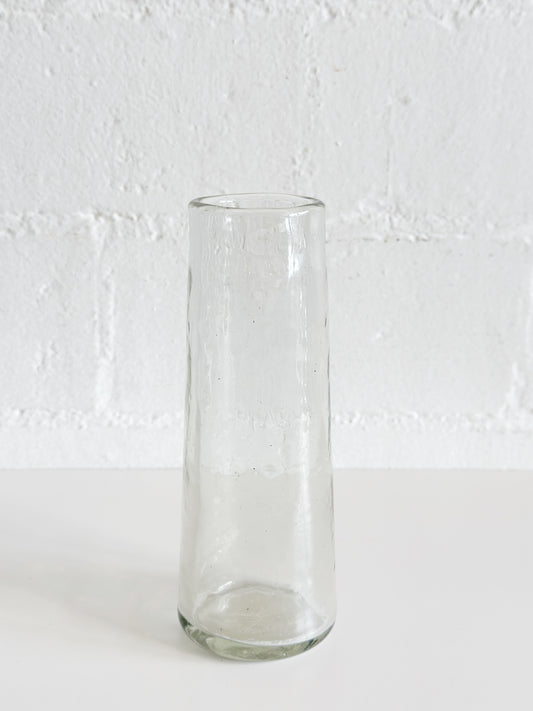HAMMERED GLASS VASE