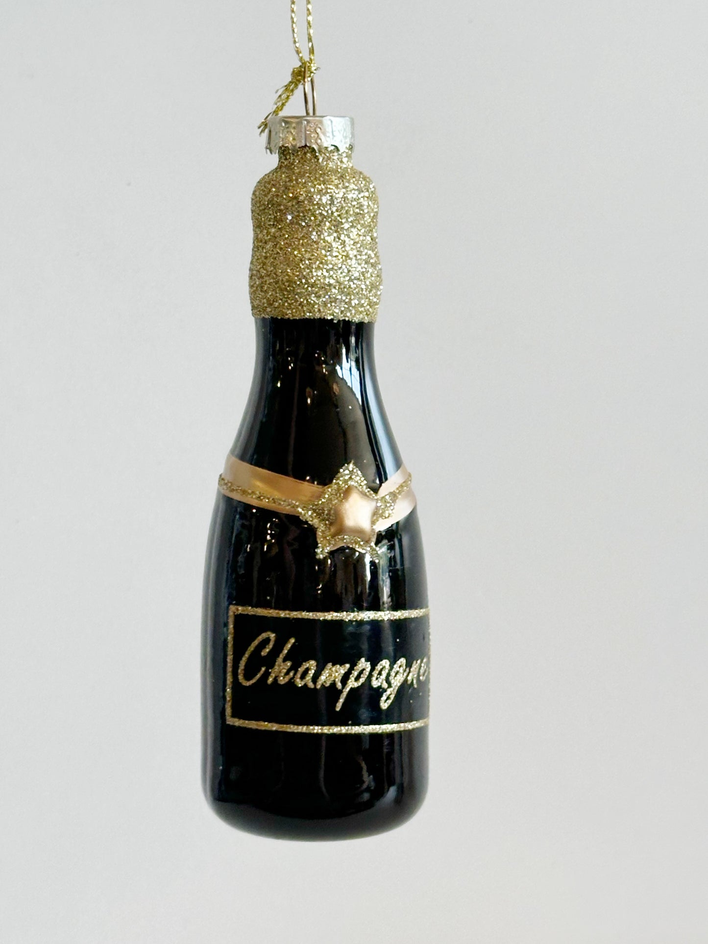 CHAMPAGNE BOTTLE ORNAMENT