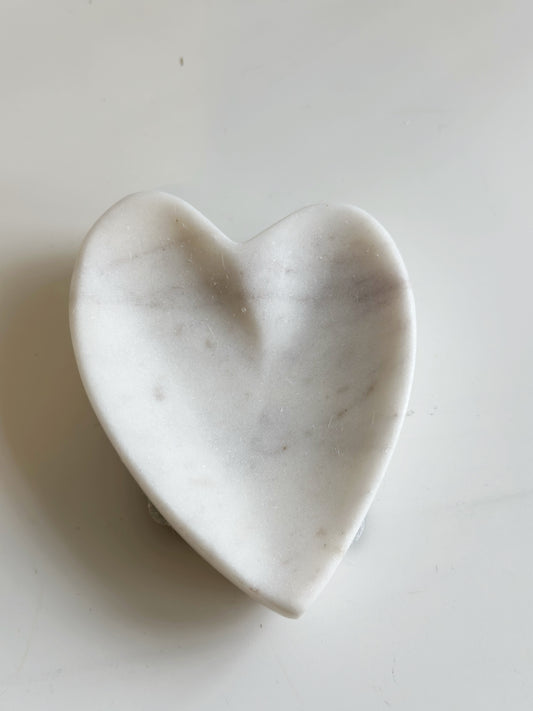 MARBLE HEART DISH