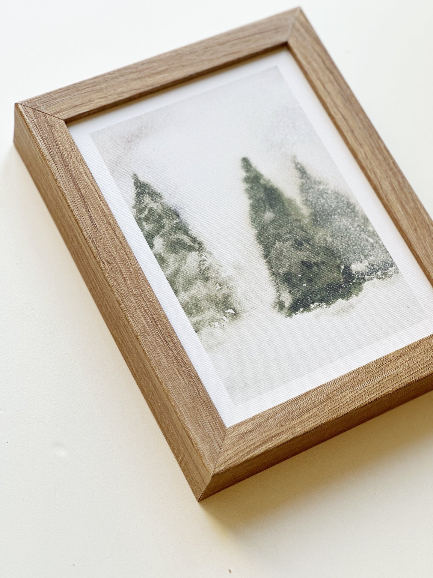 Tree Watercolor Framed Print 7x9