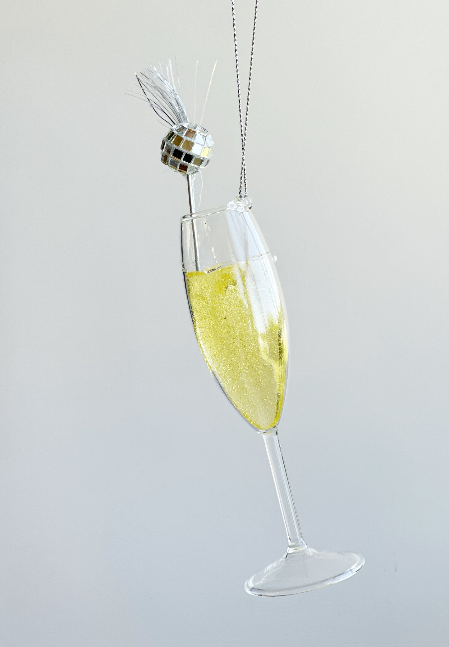 Pop, Fizz, Clink! Champagne Glass Ornament