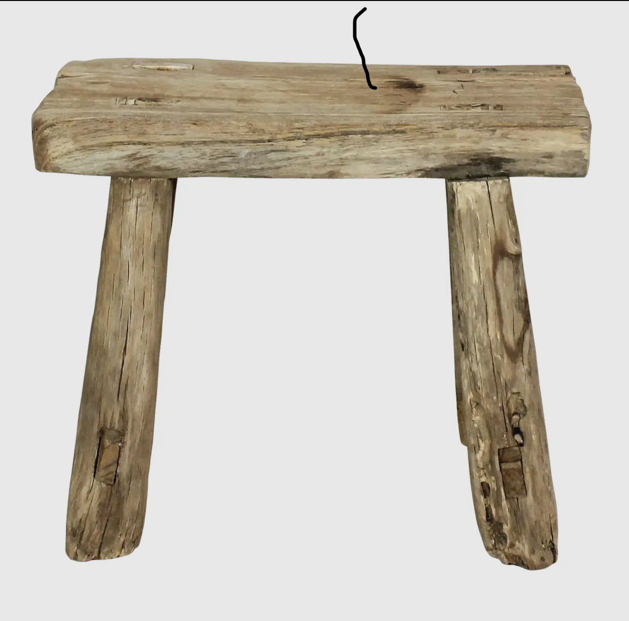 Elm Wood Foot Stool